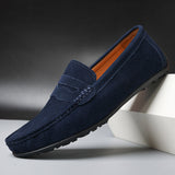 Men's Suede-Style Penny Loafers