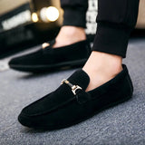 Men's Suede-Style Horsebit Loafers