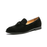Men's Suede-Style Tassel Loafers