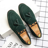 Men's Suede-Style Tassel Loafers