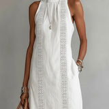Women's White Midi Dress