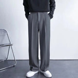 Men's Straight Leg Tailored Trousers