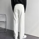 Men's Straight Leg Tailored Trousers