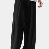 Men's Pleated Wide Leg Trousers