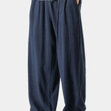 Men's Relaxed Fit Linen Blend Trousers