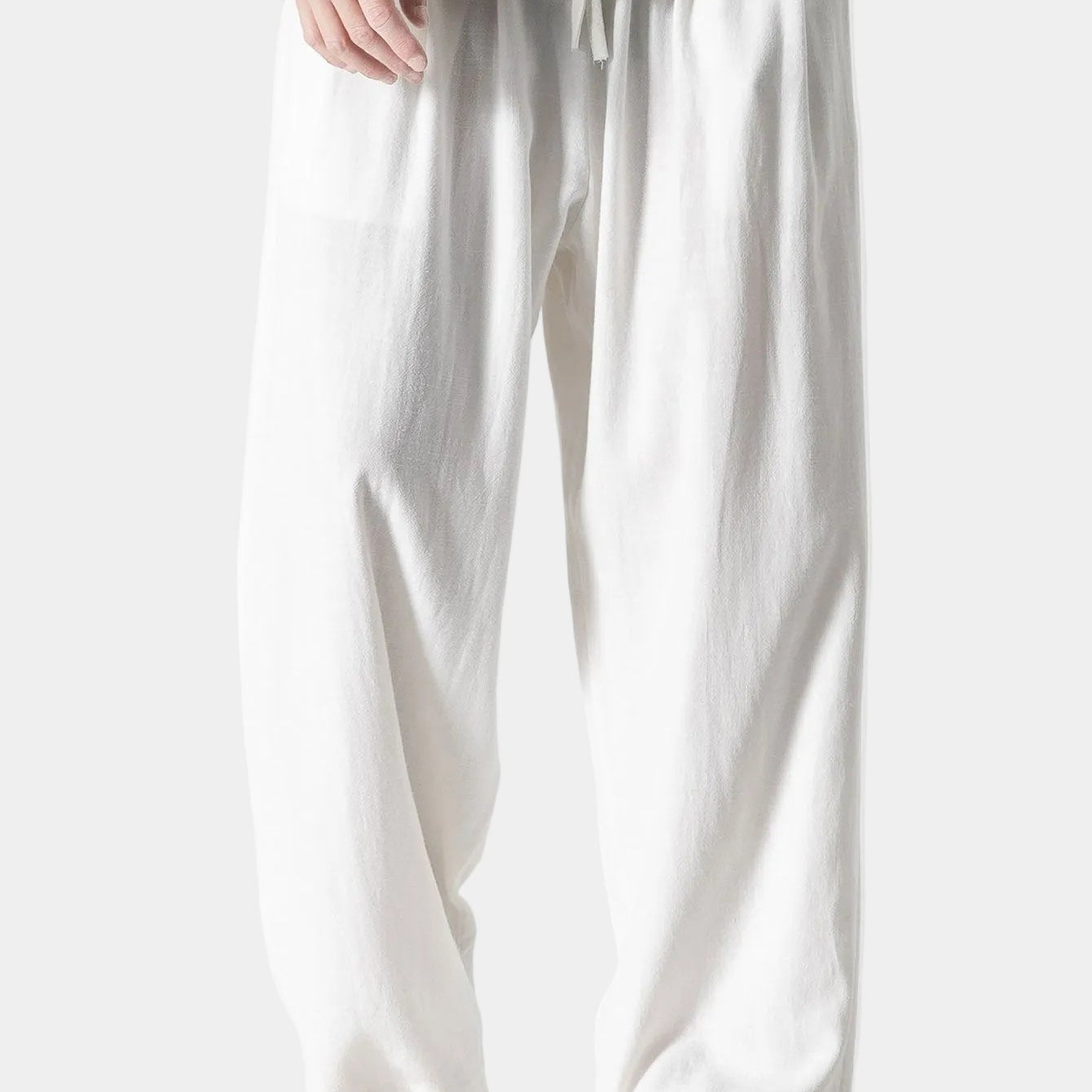 Men's Pleated Wide Leg Trousers