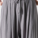 Men's Pleated Wide Leg Trousers