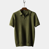 Men's Fine Knit Polo Shirt