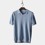 Men's Fine Knit Polo Shirt