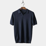 Men's Fine Knit Polo Shirt