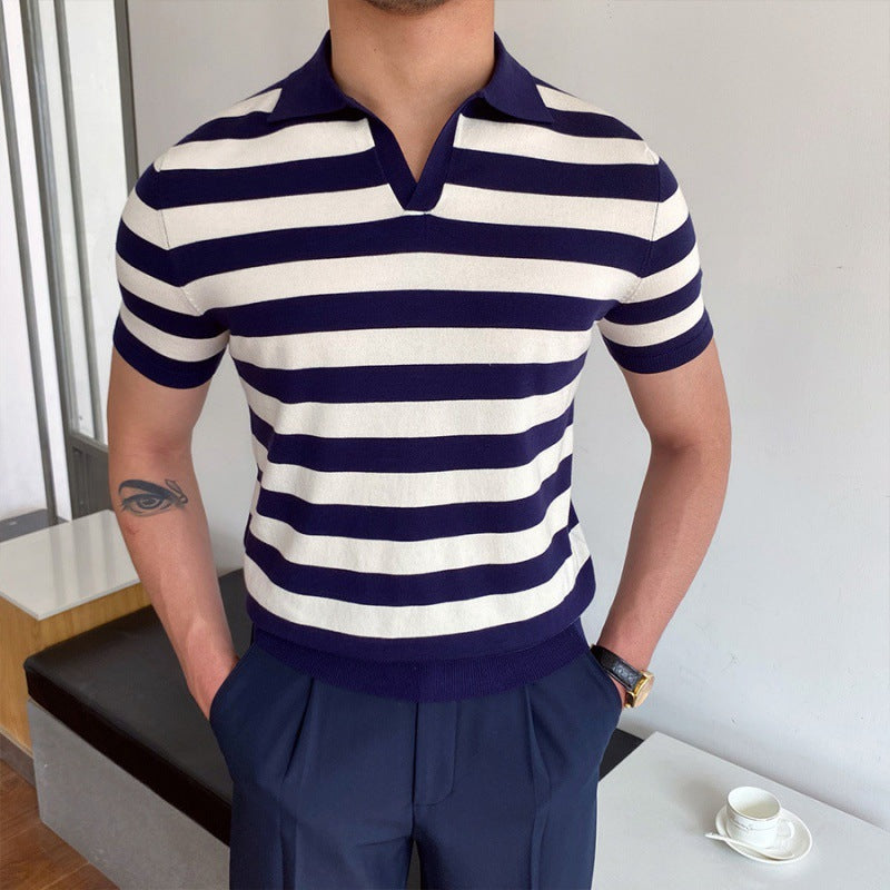 Men's Knit Polo Shirt