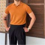 Men's Knit Polo Shirt