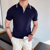 Men's Knit Polo Shirt