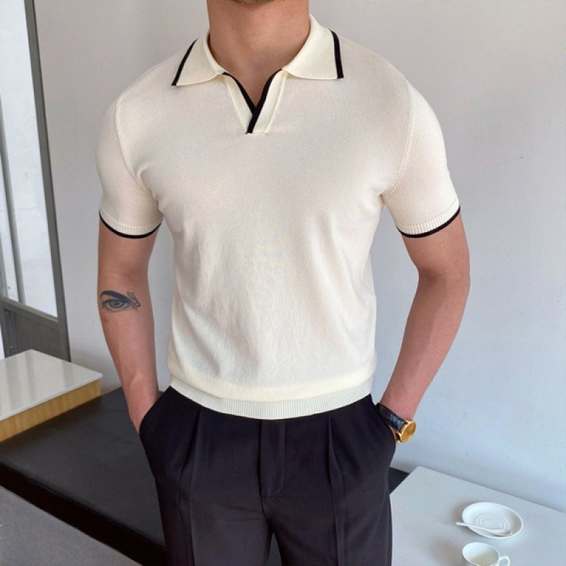 Men's Knit Polo Shirt