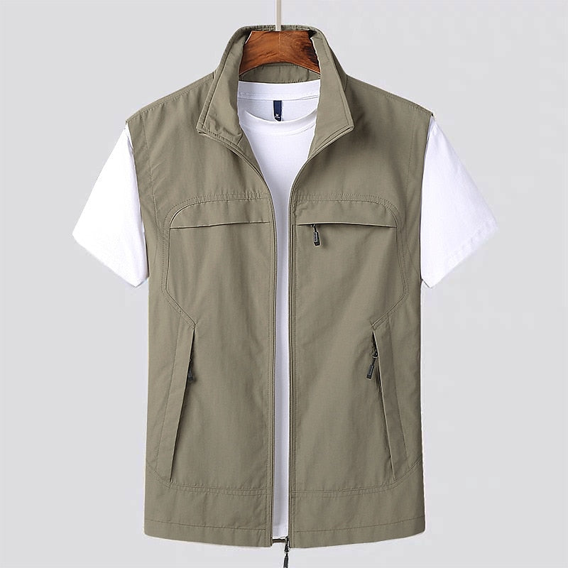 Men's Zip Front Utility Vest