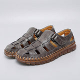 Women's Woven Leather Fisherman Sandals