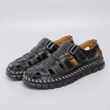 Women's Woven Leather Fisherman Sandals