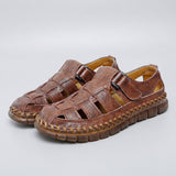 Women's Woven Leather Fisherman Sandals