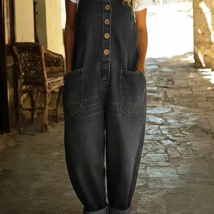 Women's Lightweight Black Cotton Jeans