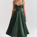 Women's Green Midi Dress