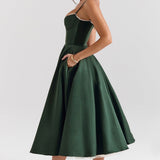 Women's Green Midi Dress