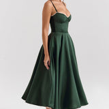 Women's Green Midi Dress