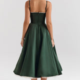 Women's Green Midi Dress