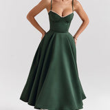 Women's Green Midi Dress