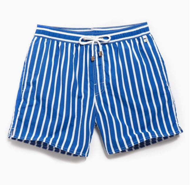 Men's Striped Drawstring Shorts