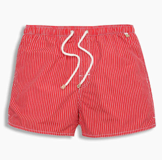Men's Striped Drawstring Shorts
