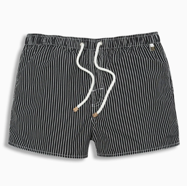 Men's Striped Drawstring Shorts