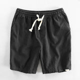 Men's Linen-Style Drawstring Shorts