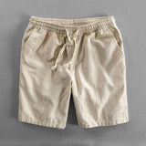 Men's Linen-Style Drawstring Shorts