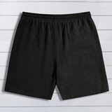 Men's Linen-Style Drawstring Shorts