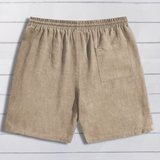 Men's Linen-Style Drawstring Shorts