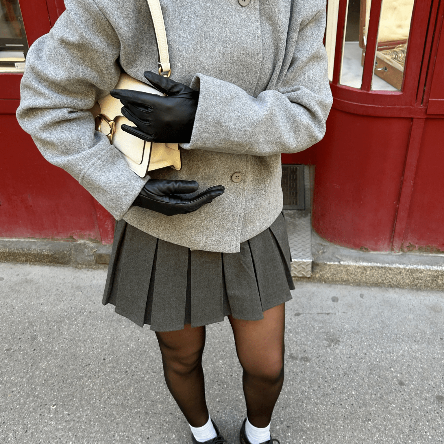 Women's Structured Wool Stand Collar Jacket