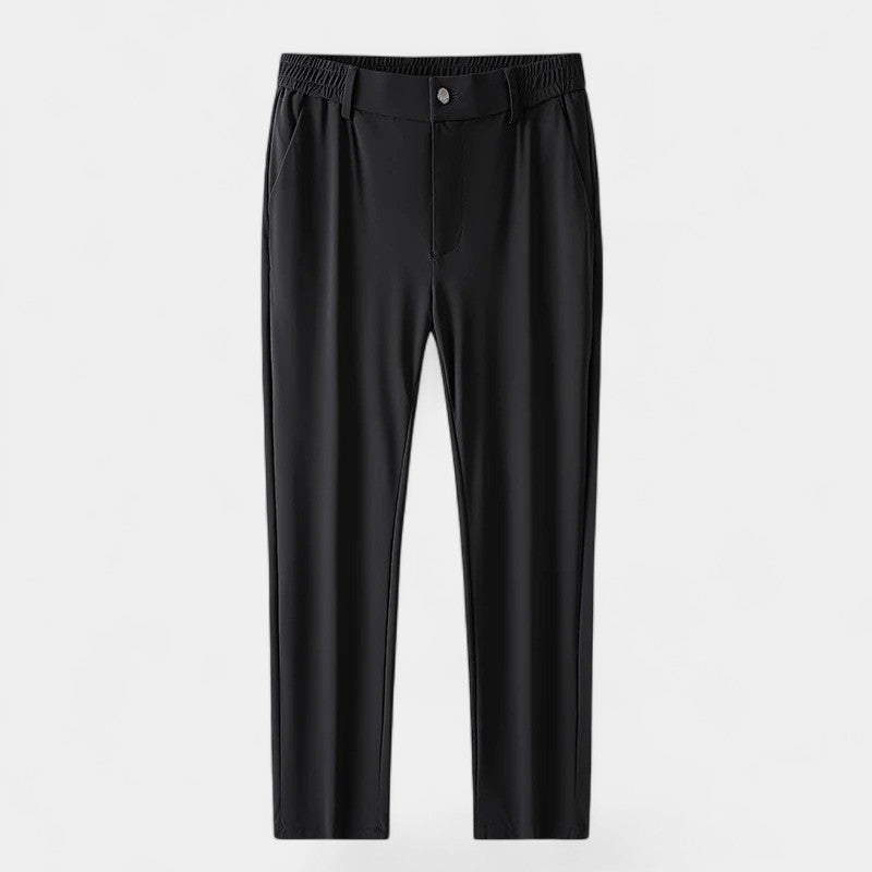 Summer Relaxed Fit Stretch Cotton Pants