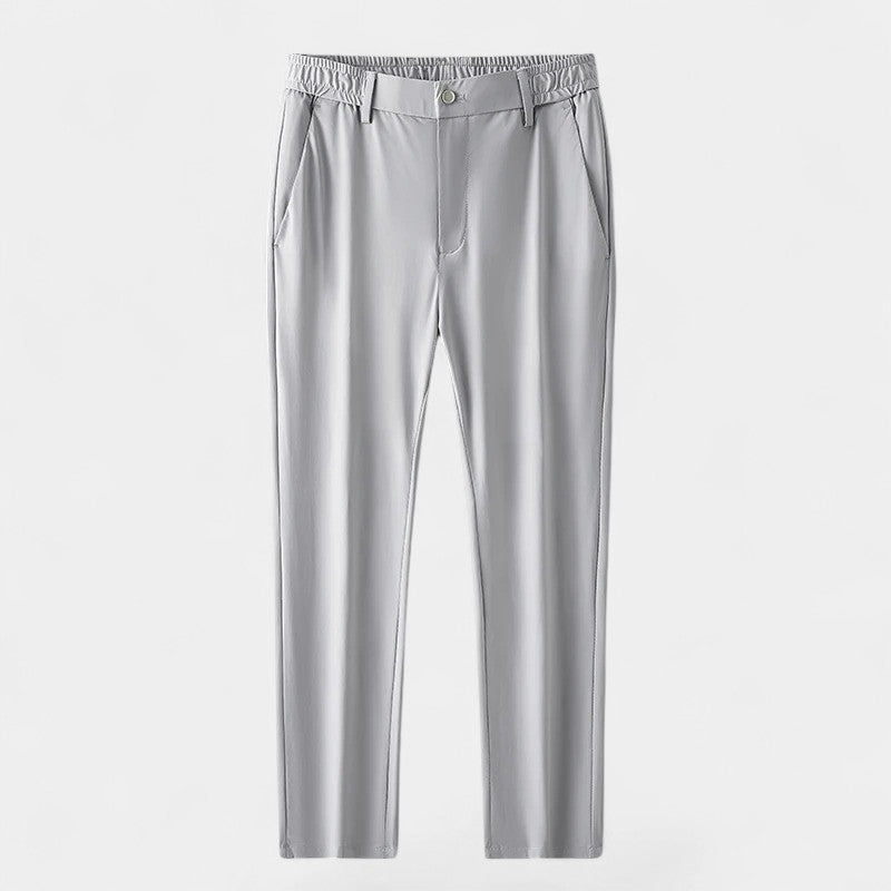 Summer Relaxed Fit Stretch Cotton Pants