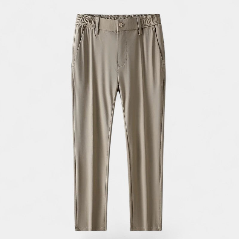Summer Relaxed Fit Stretch Cotton Pants