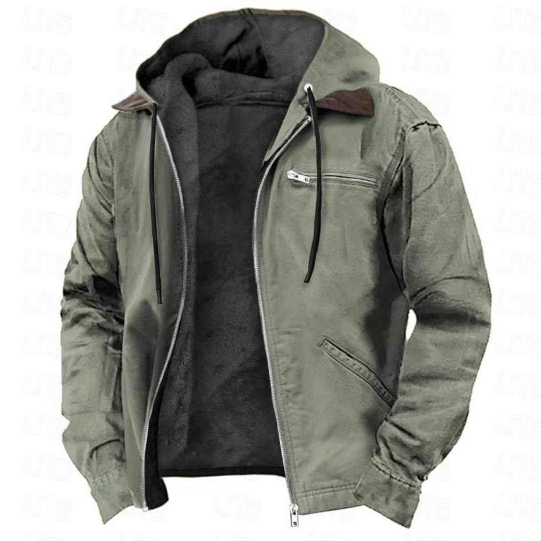 Men's Slim-Fit Lined Winter Coat