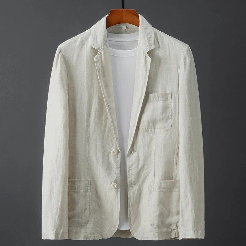Men's Linen Tailored Blazer