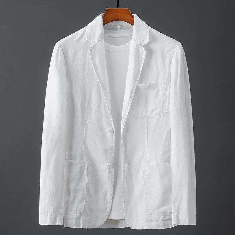 Men's Linen Tailored Blazer