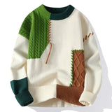Men's Color Block Knit Sweater