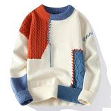 Men's Color Block Knit Sweater