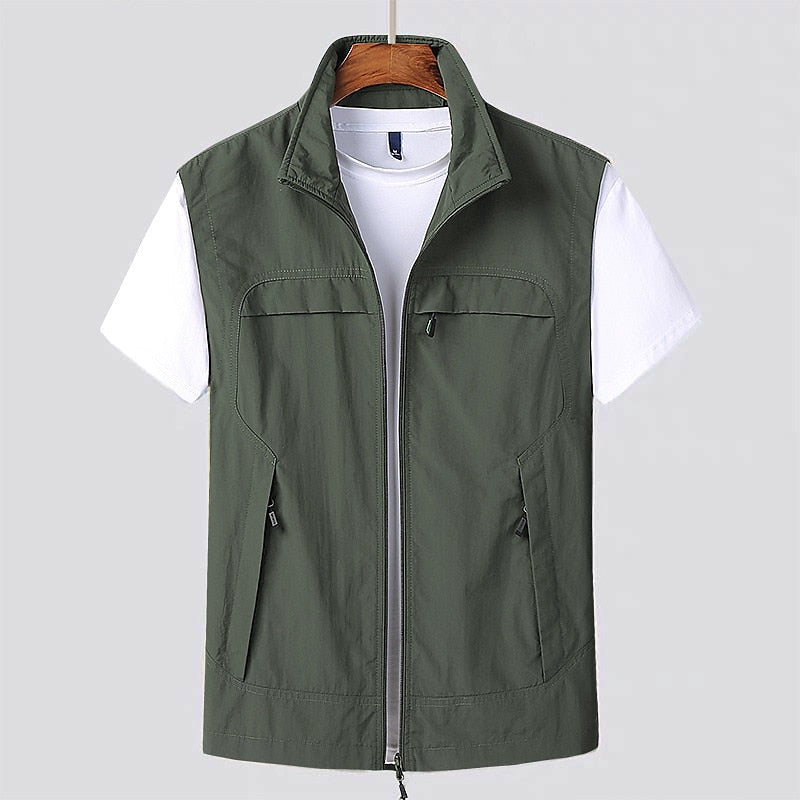 Men's Zip Front Utility Vest