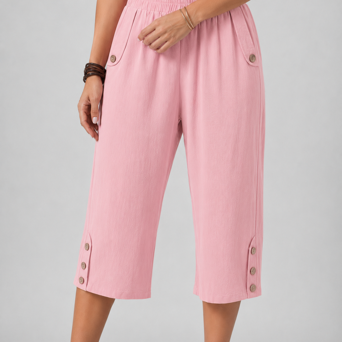 Women's Wide-Leg Capri Pants