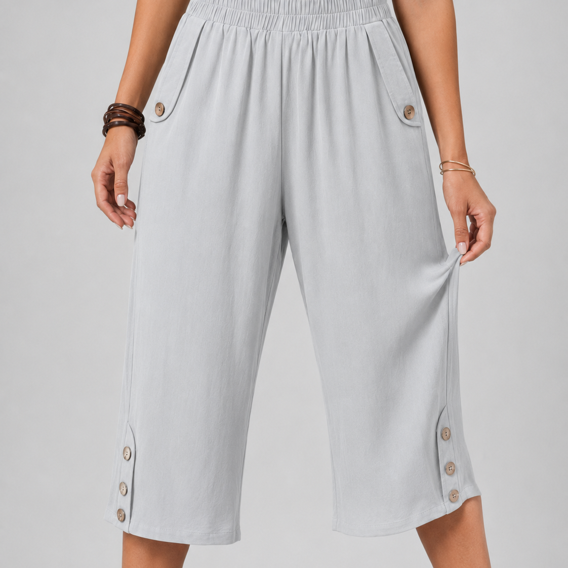 Women's Wide-Leg Capri Pants